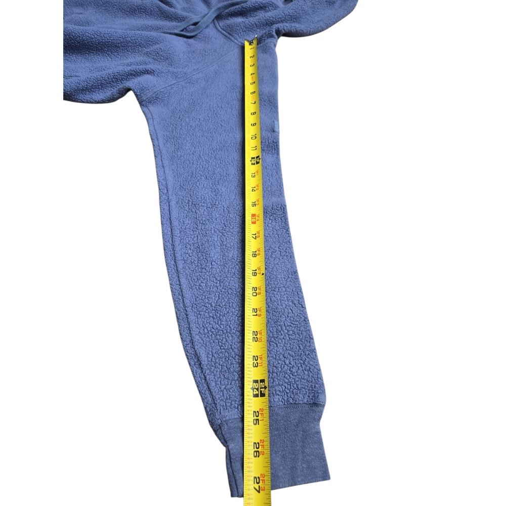 Alo Yoga Womens Sherpa Hoodie Pullover Blue W4326R Size Small S - Picture 10 of 12